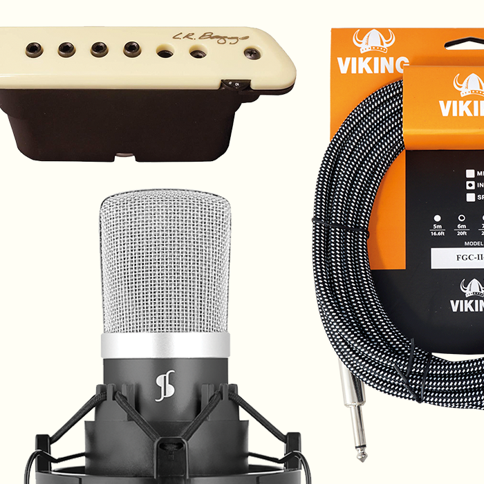 Mics, Pickups, Cables, Stands
