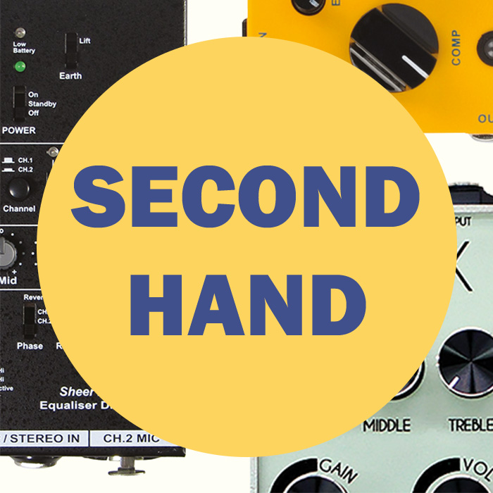 Secondhand DIs, EQs, Pedals & Effects Secondhand DIs, EQs, Pedals & Effects