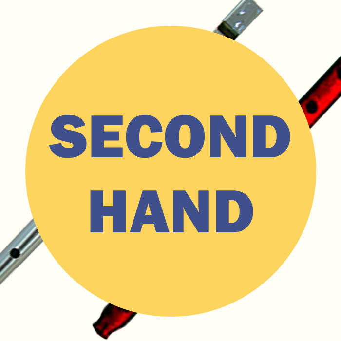 Secondhand Metal Low Whistles