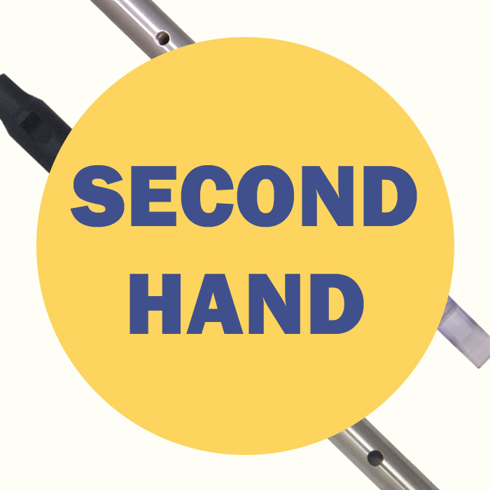 Secondhand Metal Low Whistles Plastic Top Secondhand Metal Low Whistles Plastic Top