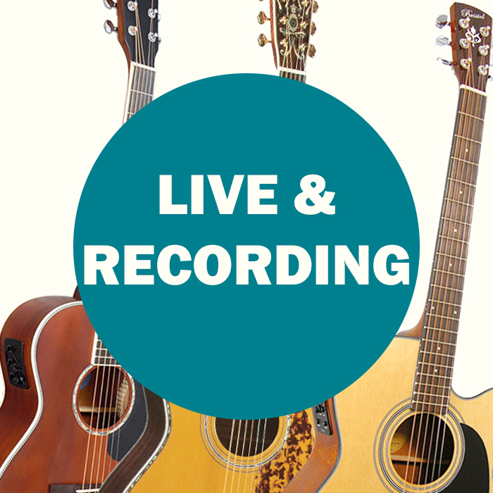 Acoustic Guitar Live and Recording Equipment