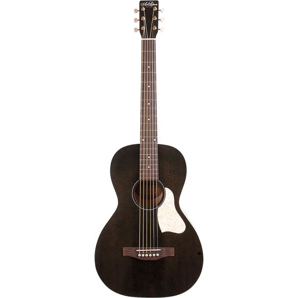Art & Lutherie Roadhouse Parlour Guitar, Faded Black