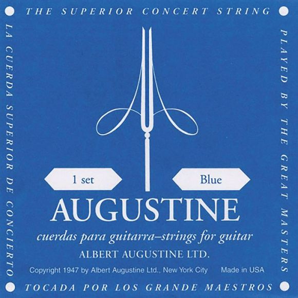 Augustine Imperial Classical Guitar Strings, Blue