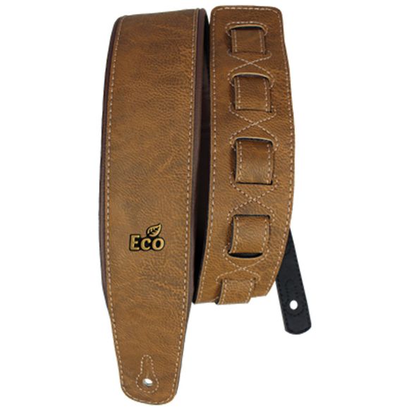 Basso Eco Soft Vegan Soft 2.5inch Strap, Whiskey