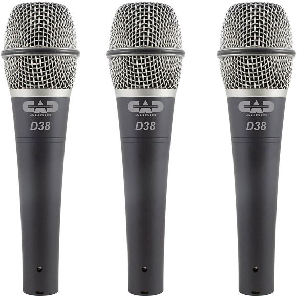 Cad Audio D38X3 D38 Supercardioid Dynamic Mic