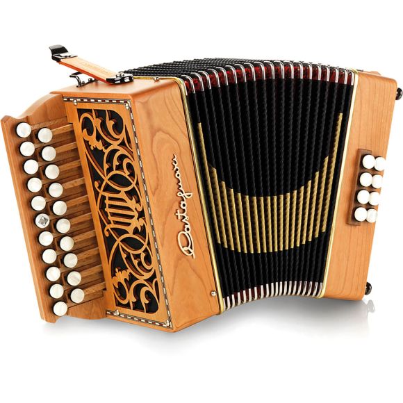 Castagnari Lilly D/G Melodeon, Cherry