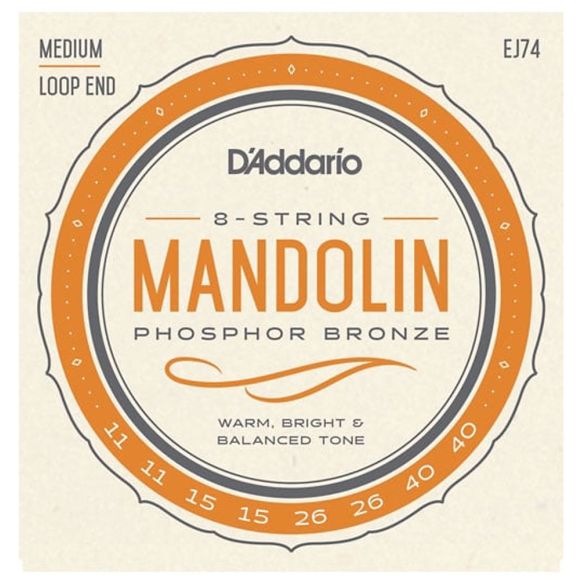 D'Addario XTM11540 Phosphor Bronze Mandolin Strin