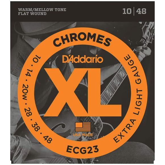 D'Addario ECG23 Chromes Guitar Strings. Ex.L