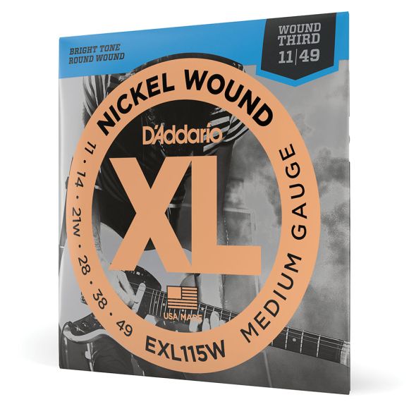 D'Addario EXL115W Nickel Wound Electric Strings