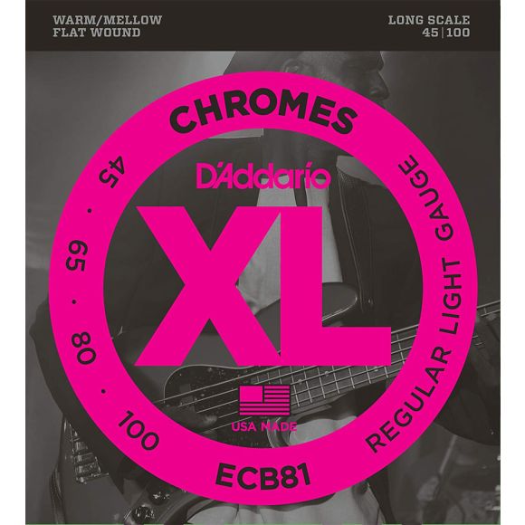 D'Addario ECB81 Chrome Electric Bass Strings