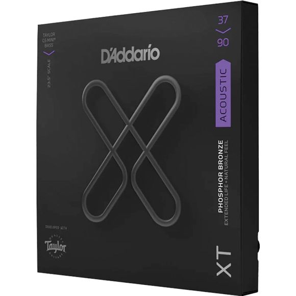 D'Addario XTB3790GS Acoustic Bass Strings, Mini Sc