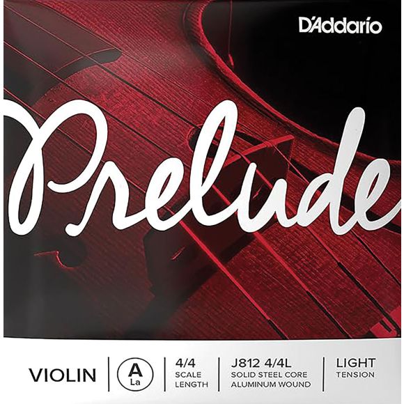 D'Addario J812 4/4M Prelude Violin Single A String