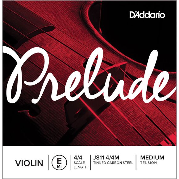 D'Addario J811 4/4M Prelude Violin Single E String