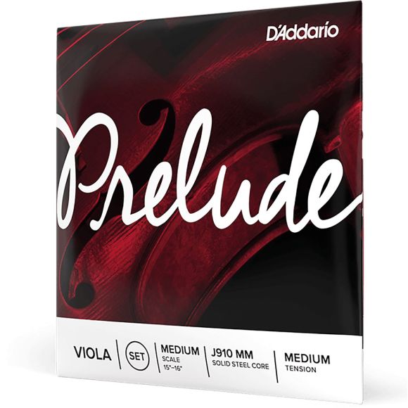 D'Addario J910 MM Prelude Viola Set, Medium Scale