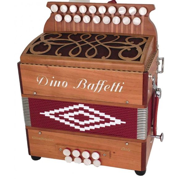 Dino Baffetti Binci II D/G Melodeon, 2 voice
