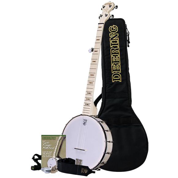 Deering GP-BR Goodtime Openback Banjo Pack
