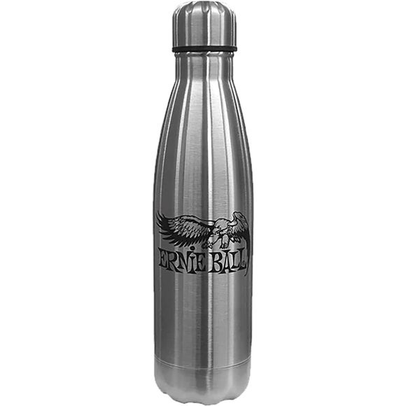 Ernie Ball Water Bottle, Steel Finish