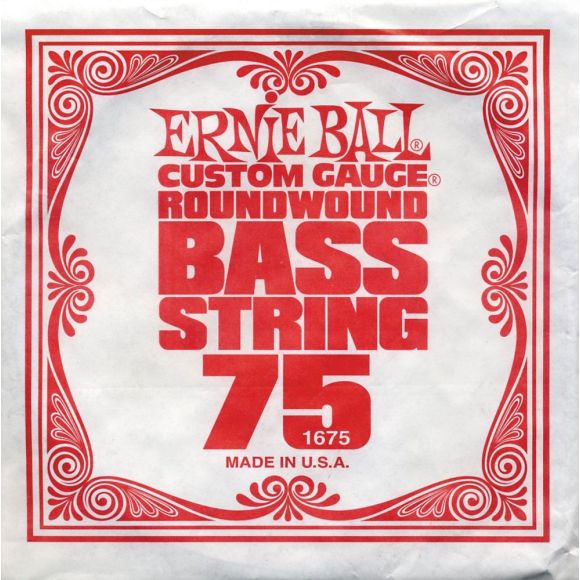 Ernie Ball P01675 Nickel Wound Bass String, 75