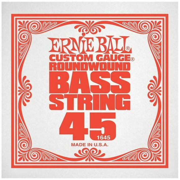 Ernie Ball P01645 Nickel Wound Bass String, 45