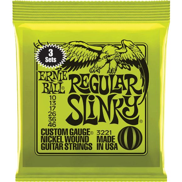 Ernie Ball P03221 Regular Slinky Triple Pack