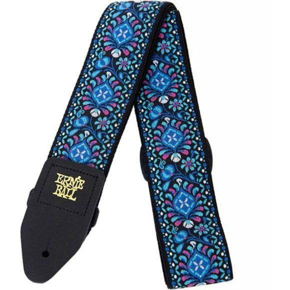Ernie Ball Classic Jacquard Strap, Indigo Orchid
