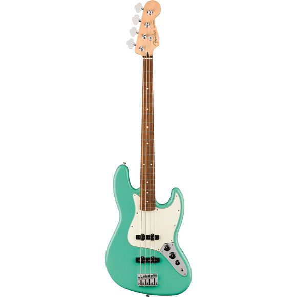 Fender Player Jazz Bass Guitar. Foam Green