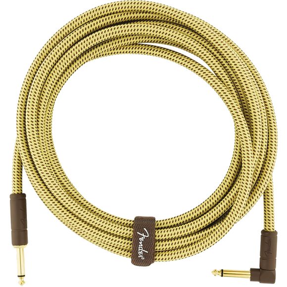 Fender Deluxe 10m Instrument Cable, Tweed