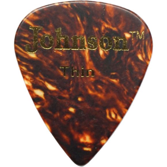 Faux Tortoise Pick, Thin.Single