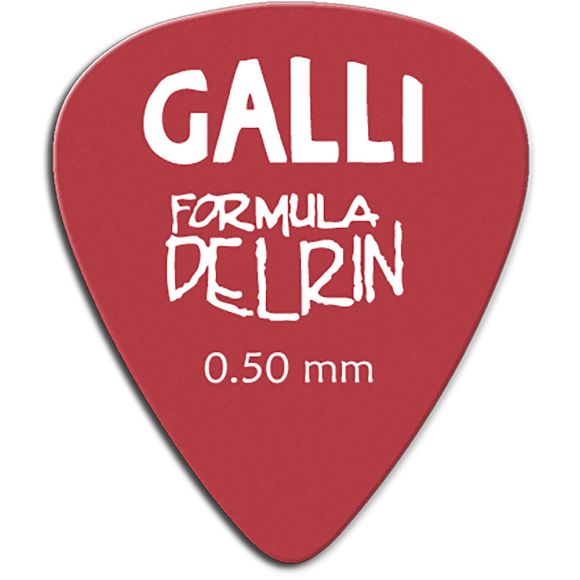 Galli D51R Delrin Pick, Red. .50mm