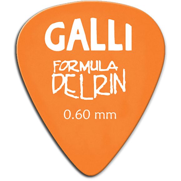 Galli D51O Delrin Pick, Orange. .60mm