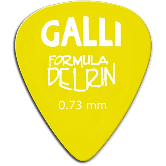 Galli D51Y Delrin Pick, Yellow. .73mm
