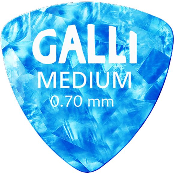 Galli A13-Medium Celluloid Pick, Triangle. Med