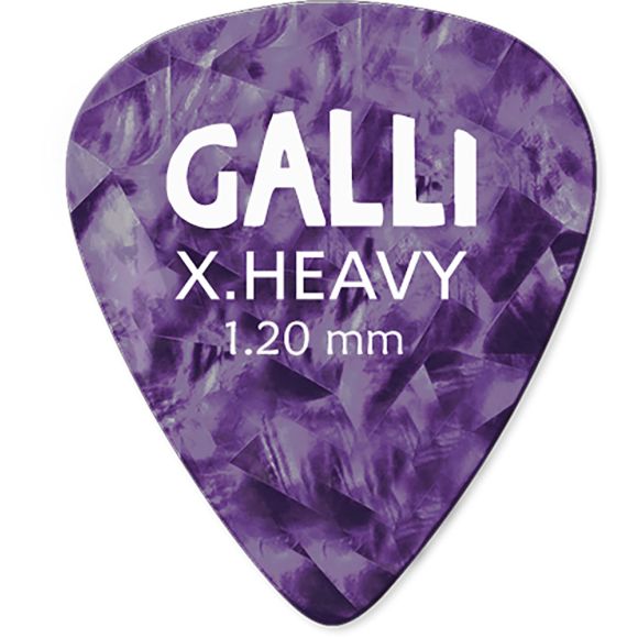 Galli A186-EX HEAVY Celluloid Pick 351, Ex Heavy