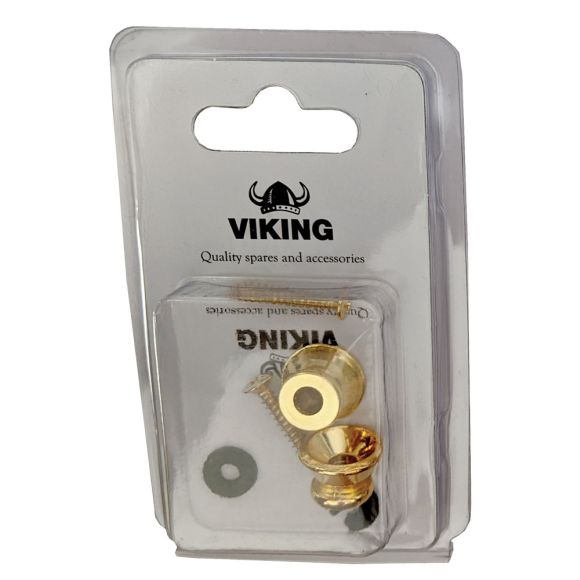 Viking GSB-10G Gold Colour Strap Buttons
