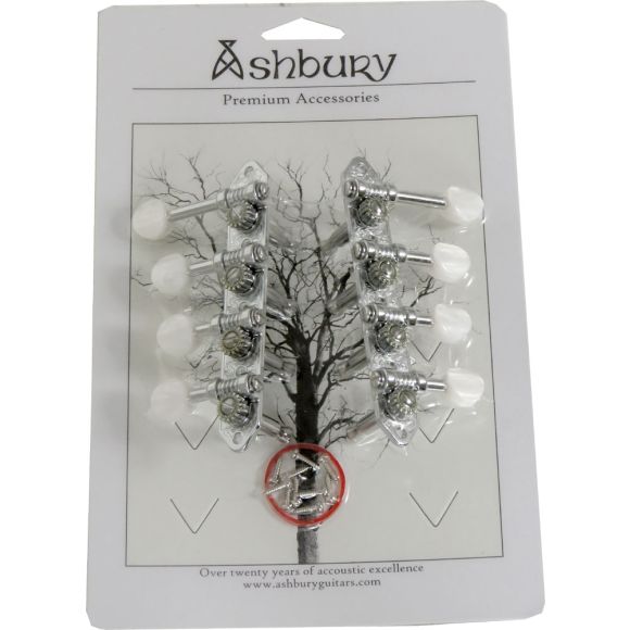 Ashbury AS-2034 F Style Machine Heads, Chrome