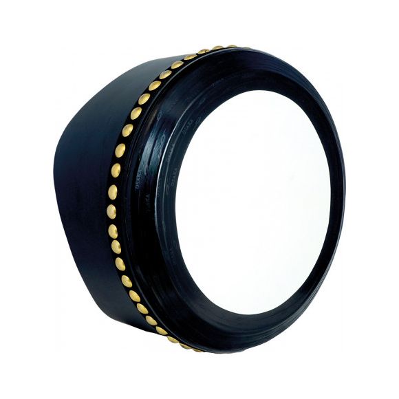 Glenluce Wave 15inch Bodhran, Black Finish