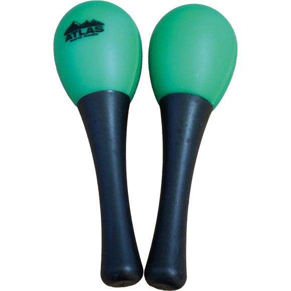 Atlas AP-SE4G Pair of Egg Maracas, Green