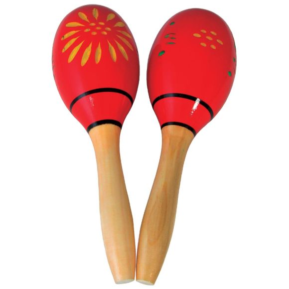 Atlas AP-L611 Wooden Maracas, 9inch pair