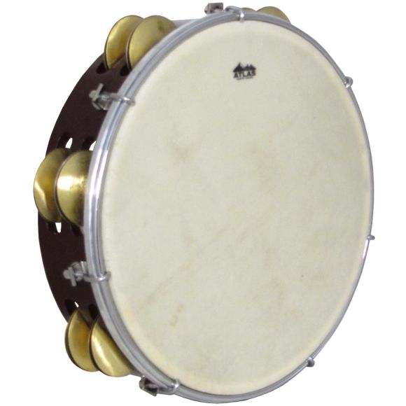Atlas AP-L746 10inch Maple Tambourine, Double