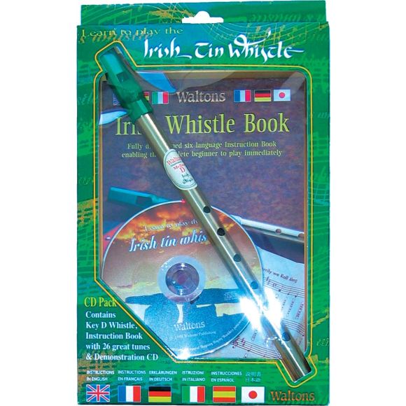 Waltons High D Whistle CD Pack