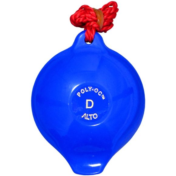 Polyoc 4 Hole Ocarina, Blue