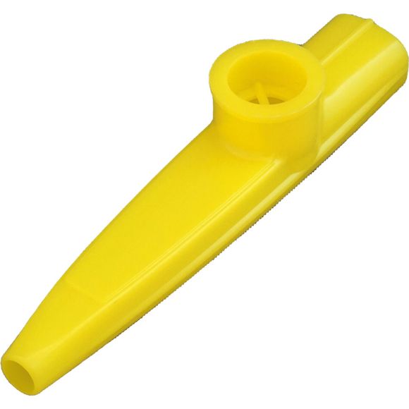 Atlas KA-1 Yellow Plastic Kazoo Single, Yellow