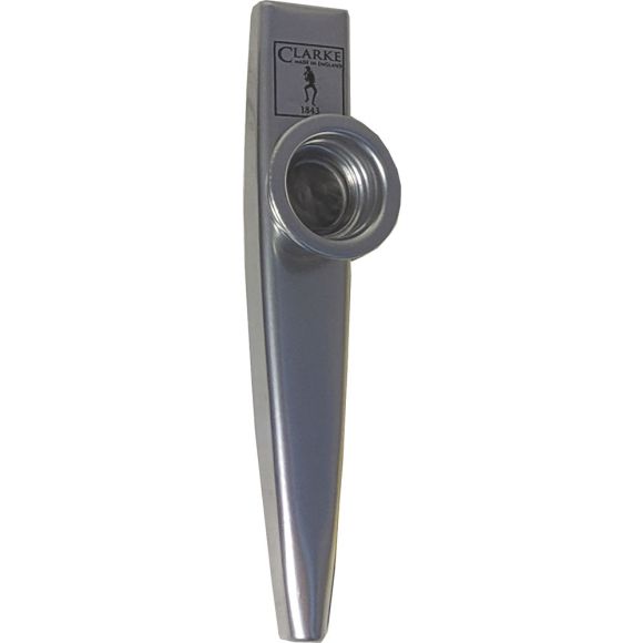 Clarke Silver Coated Metal Kazoo