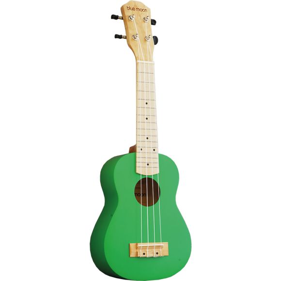 Blue Moon BU-04 Soprano Ukulele, Green