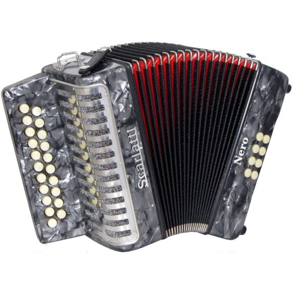 Scarlatti Nero G/C Melodeon, Czech Durall Reed