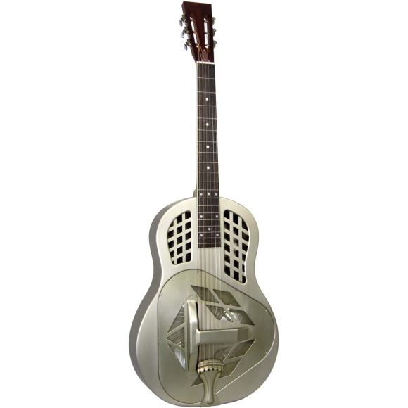 Ashbury AR-49 TriCone Guitar, Brass Body