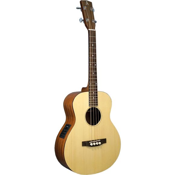 Ashbury Style E Mini Acoustic Bass Guitar, P/U