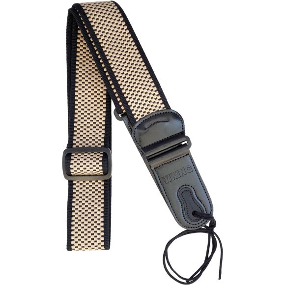 Viking VGS-62 Cotton Guitar Strap, Blocks