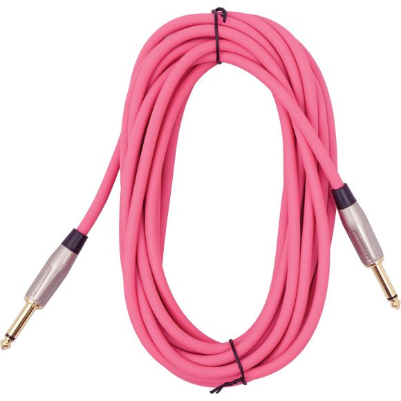 Viking VGL-2026-PK 6m Pink Guitar Lead. SS