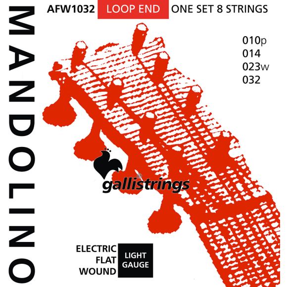 Galli A181 Mandolin Strings, Flatwound